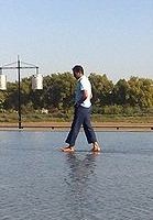 bipolar person walking on water